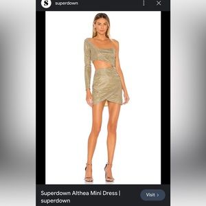 COPY - Super down Althea mini dress. Size small. NWT